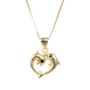 92.5 Solid Sterling Silver Cubic Zirconia Necklace